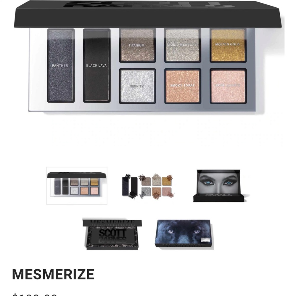 Scott Barns Eyes to Mesmerize swatched only beautiful palette